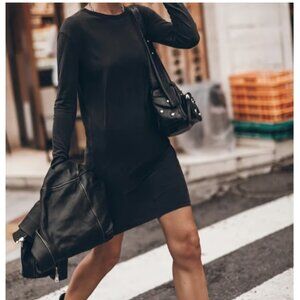 EUC MIKUTA The Dark Faded Short Longsleeve Dress M